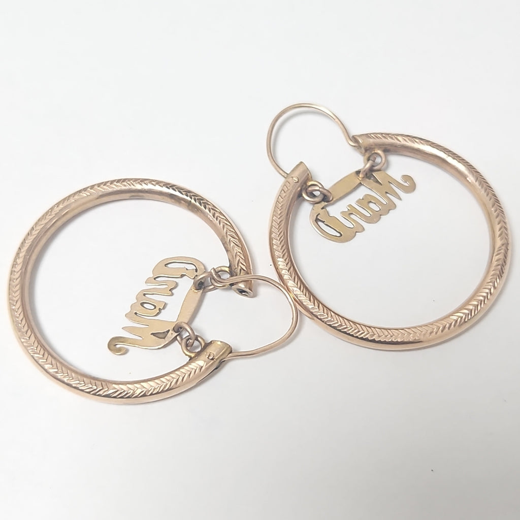 ARRACADAS PAR ORO 10 K 2,40 GRMS (SEMINUEVO)