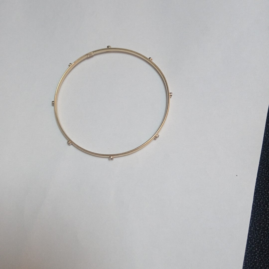 PULSERA RIGIDA ORO 14 K 5.2 GRMS (SEMINUEVO)