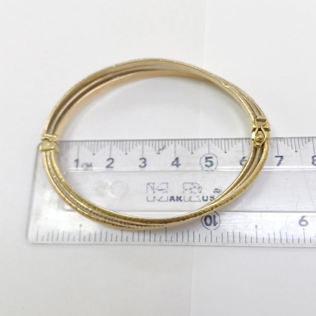 PULSERA RIGIDA ORO 14 K 7,50 GRMS (SEMINUEVO)
