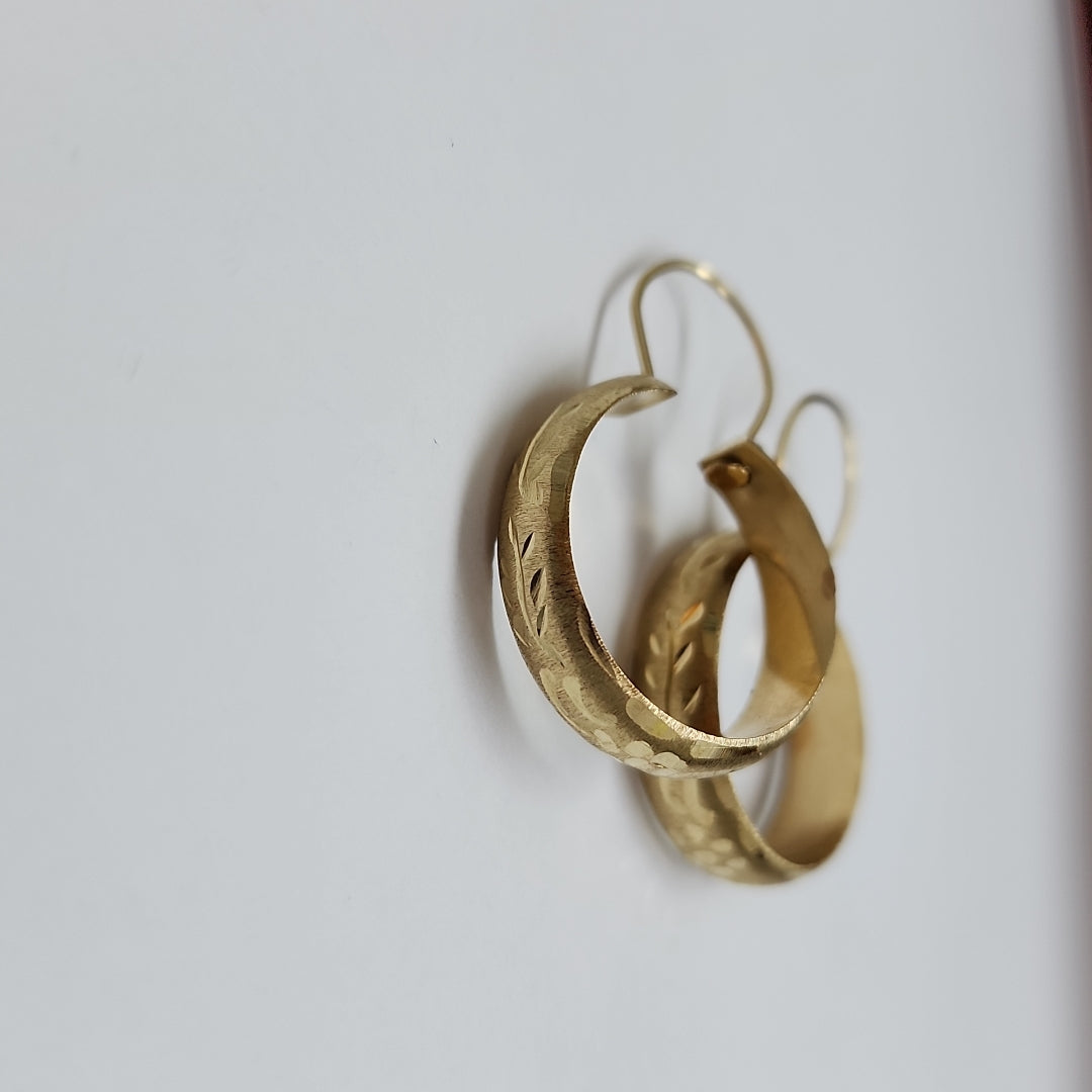 ARRACADAS PAR ORO 10 K 2.9 GRMS (SEMINUEVO)