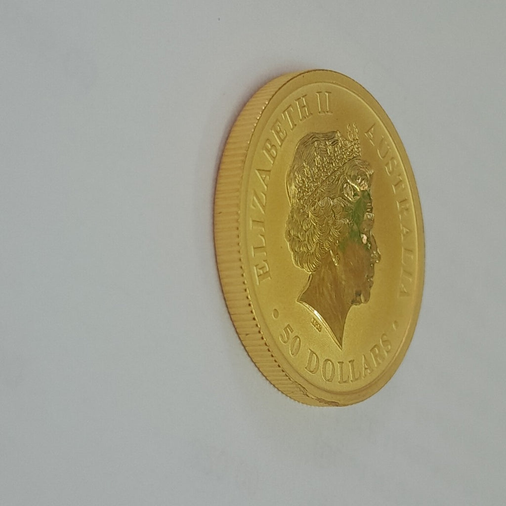 K1 15.5 GRMS 24K IDENTIFICACIÓN MEDALLA CONMEMORATIVA MATERIALES ORO CA (SEMINUEVO)