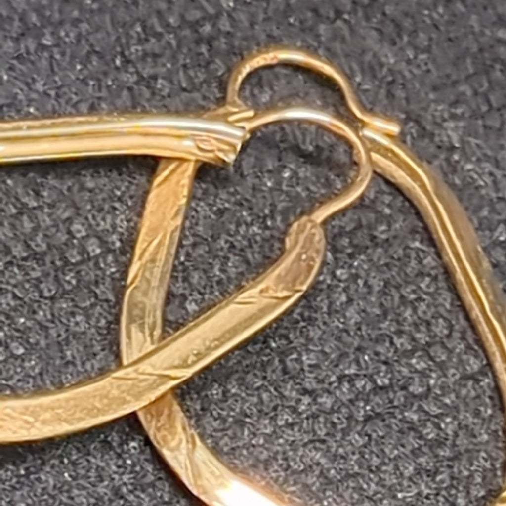 ARRACADAS PAR ORO 10 K 3,60 GRMS (SEMINUEVO)