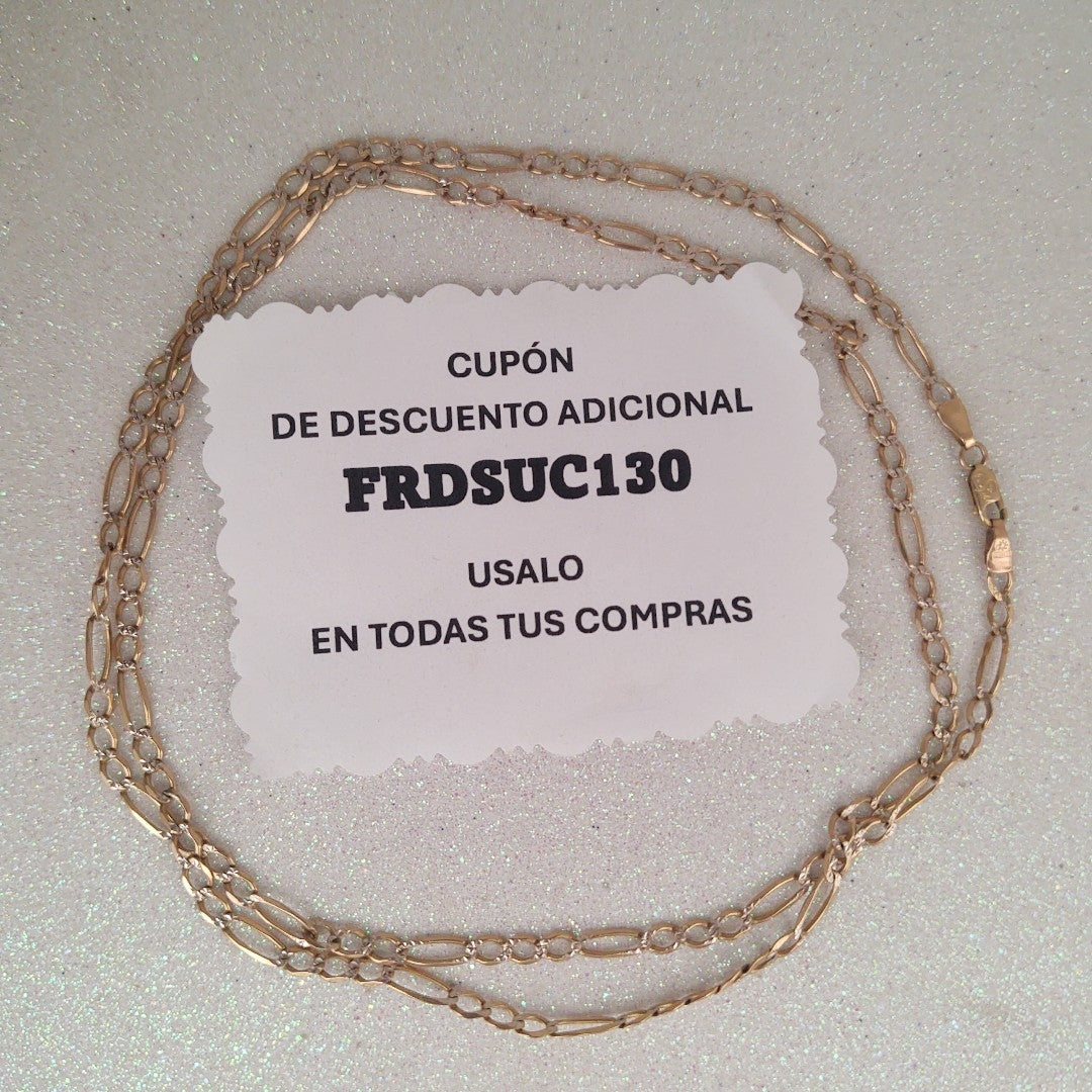 CADENA ORO 14 K 7.7 GRMS (SEMINUEVO)
