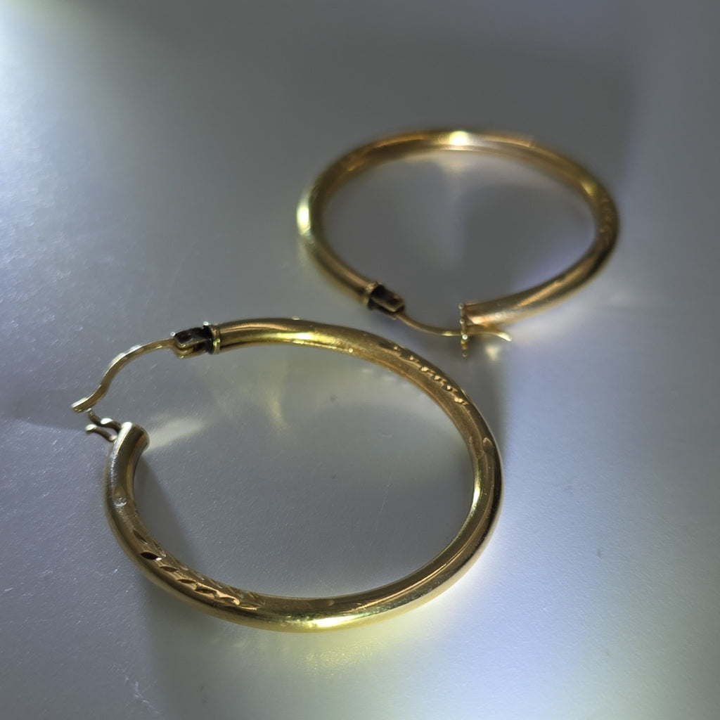 ARRACADAS PAR ORO 14 K 3.3 GRMS (SEMINUEVO)
