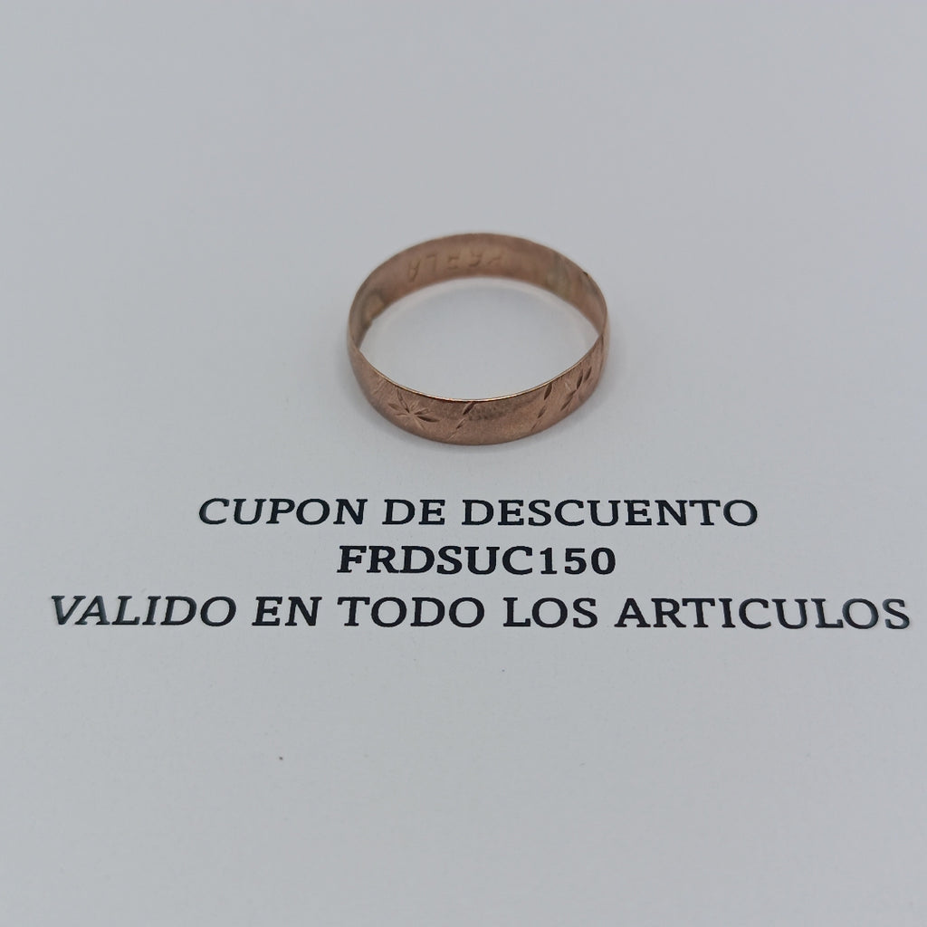 ANILLO ORO 8 K 1.2 GRMS (SEMINUEVO)