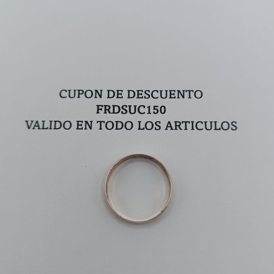 ANILLO ORO 10 K 0.8 GRMS (SEMINUEVO)