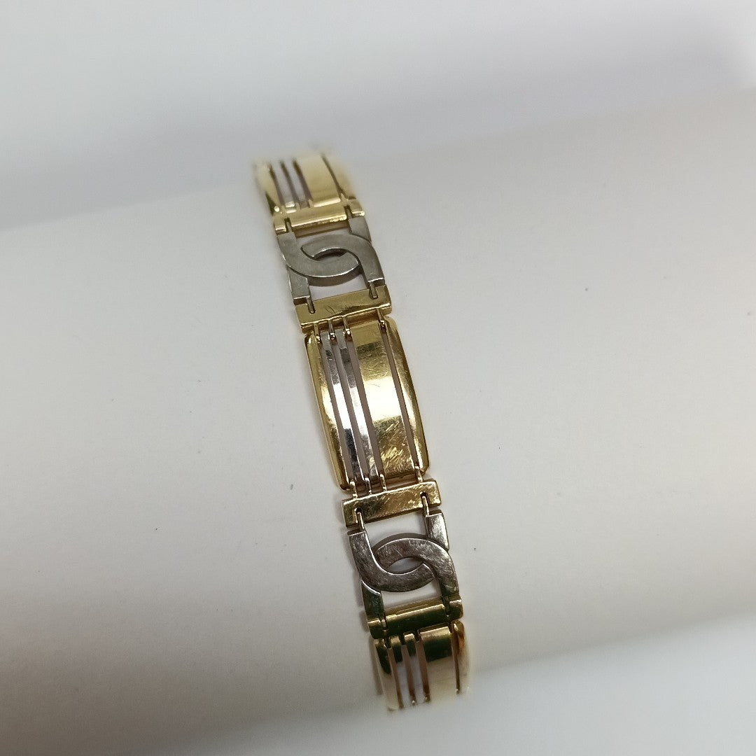 PULSERA RIGIDA ORO,ORO BLANCO 14 K 22,30 GRMS (SEMINUEVO)
