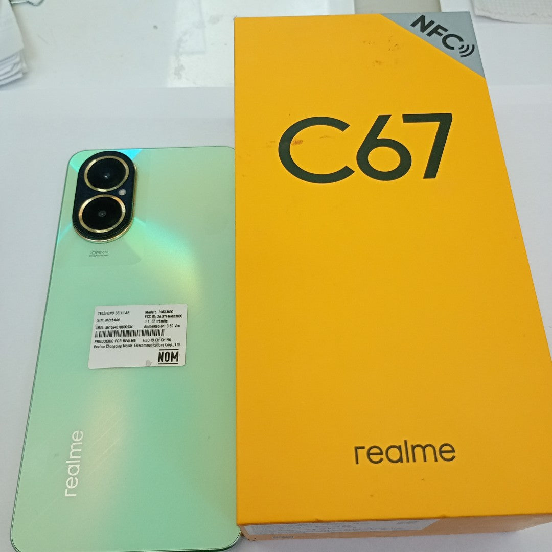 CELULAR REALME C67 RMX3890 (2023) 256 GB 8 GB RAM (SEMINUEVO)