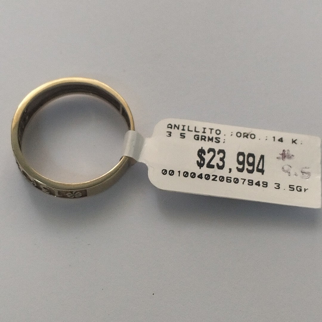 ANILLITO ORO 14 K 3.5 GRMS (SEMINUEVO)