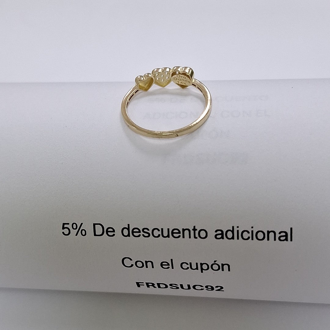 ANILLOS DAMA ORO 14K 1.3 (NUEVO)