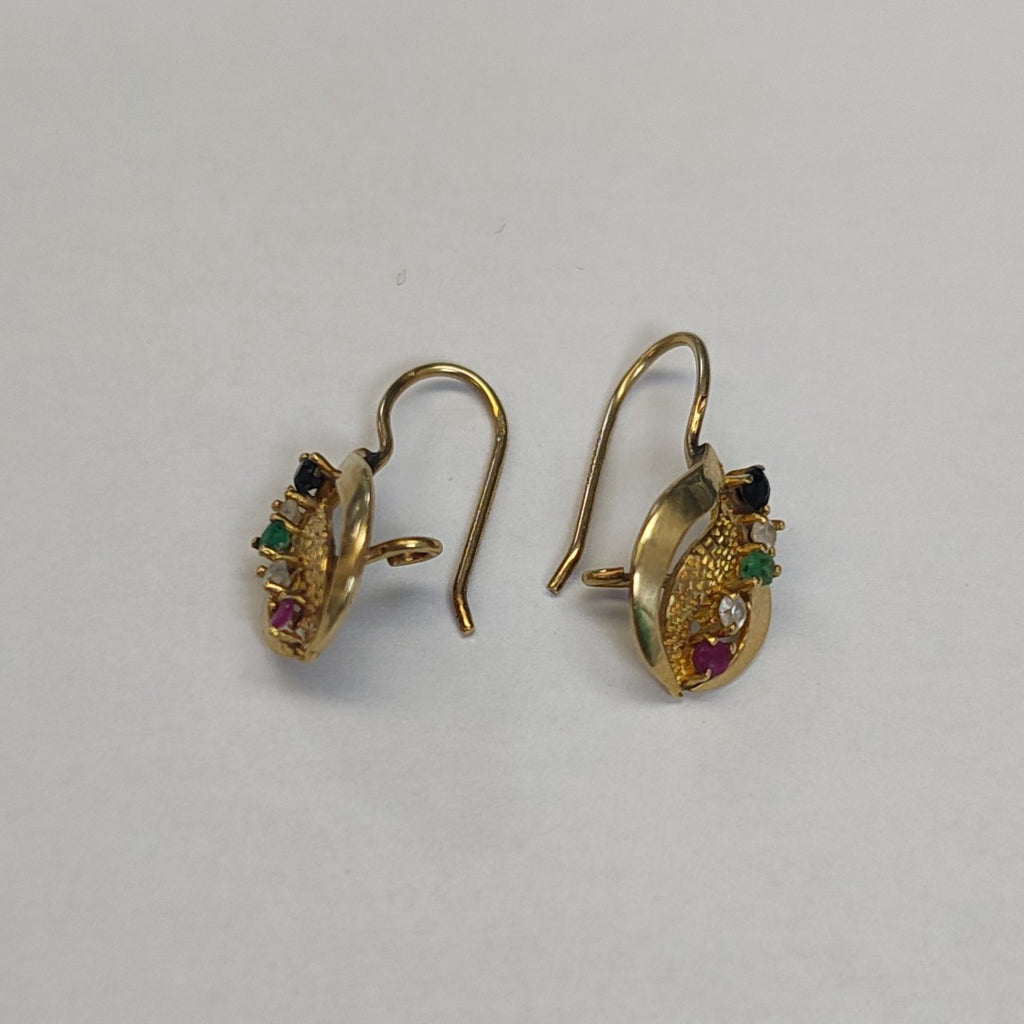 ARETES PAR ORO 10 K 2 GRMS (SEMINUEVO)
