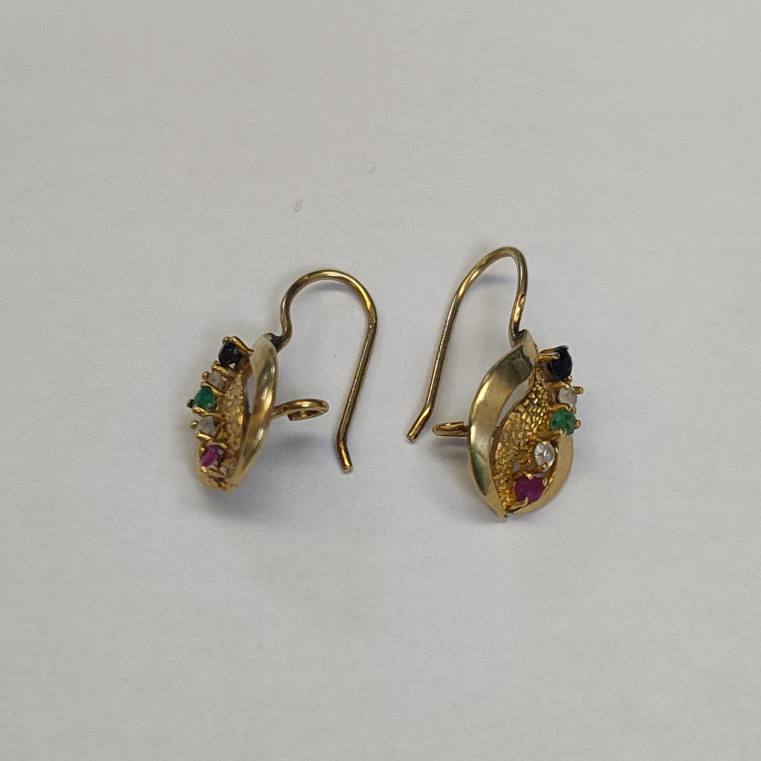 ARETES PAR ORO 10 K 2 GRMS (SEMINUEVO)
