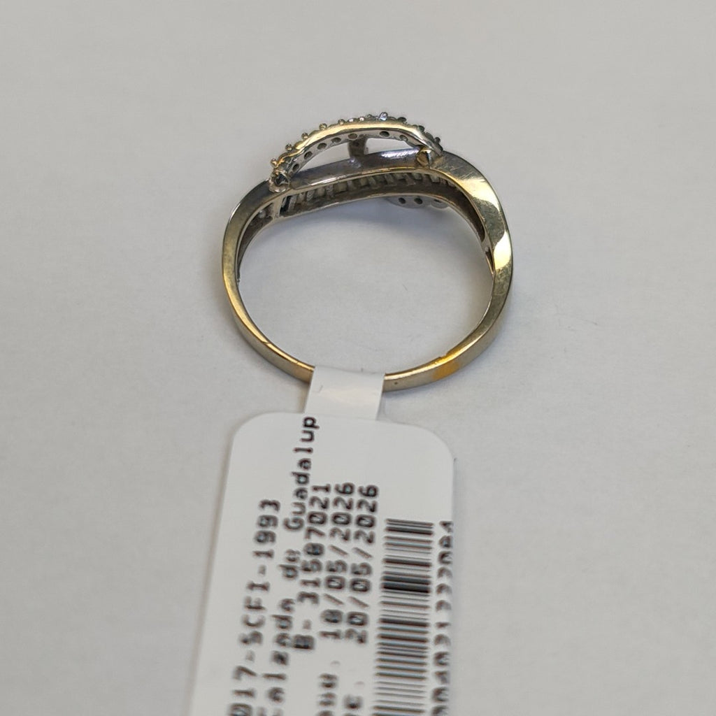 ANILLO ORO, ORO BLANCO 14 K 2.5 GRMS (SEMINUEVO)