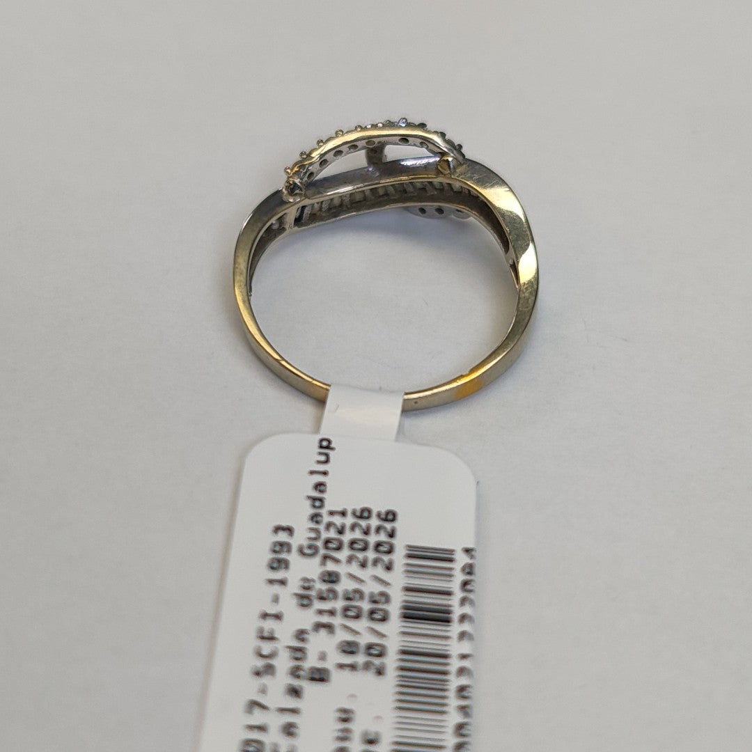 ANILLO ORO, ORO BLANCO 14 K 2.5 GRMS (SEMINUEVO)