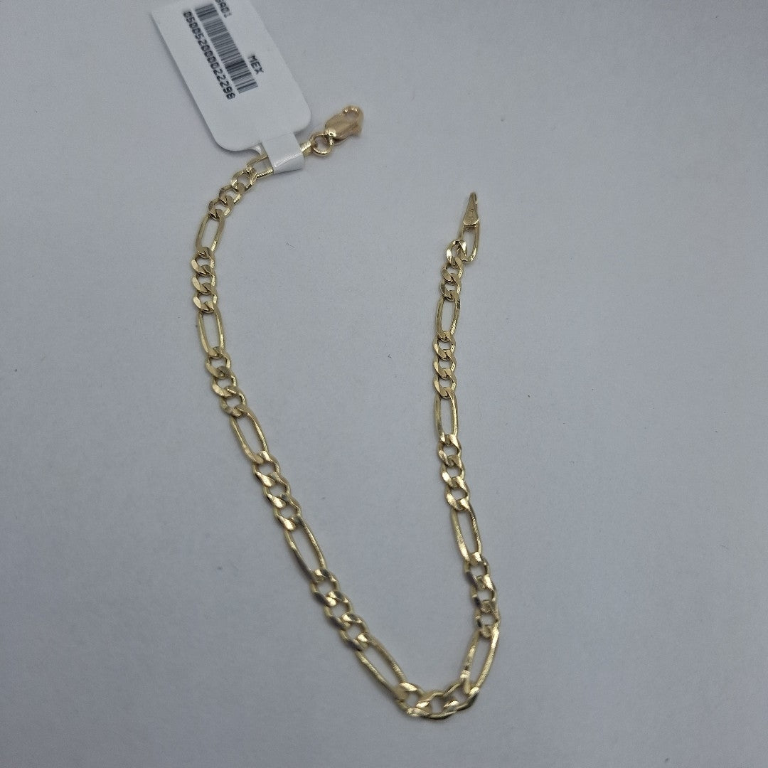 PULSERAS TEJIDO 3X1 ORO 14K 18 CM 2.9 GR (NUEVO)