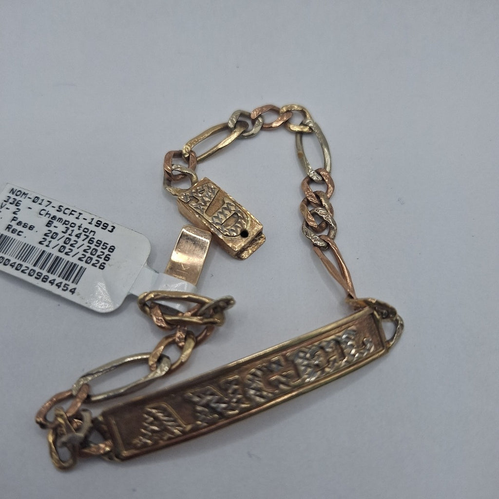 ESCLAVA ORO, ORO COMBINADO 10 K 12.4 GRMS (SEMINUEVO)