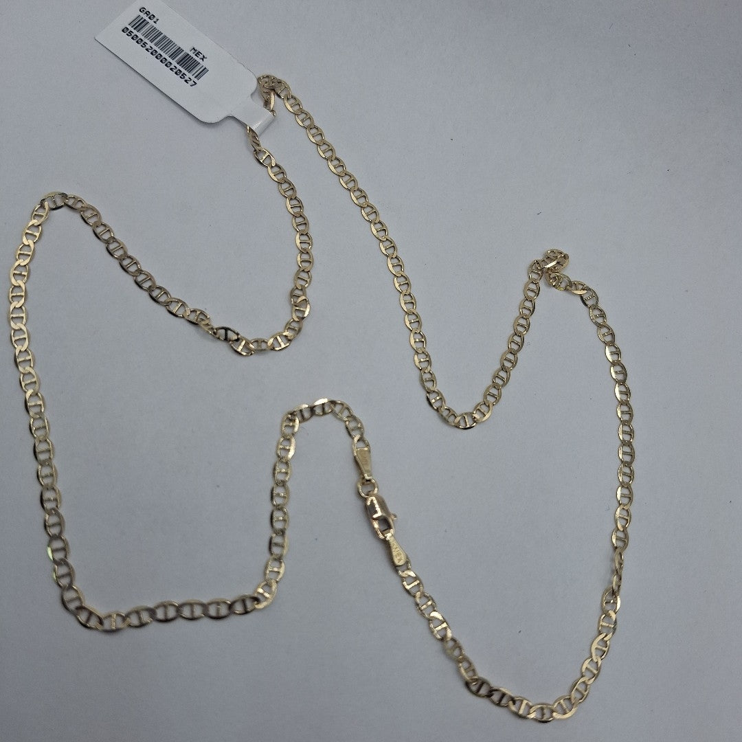 CADENAS TEJIDO GUCHI ORO 10K 55 CM 4.5 GR (NUEVO)