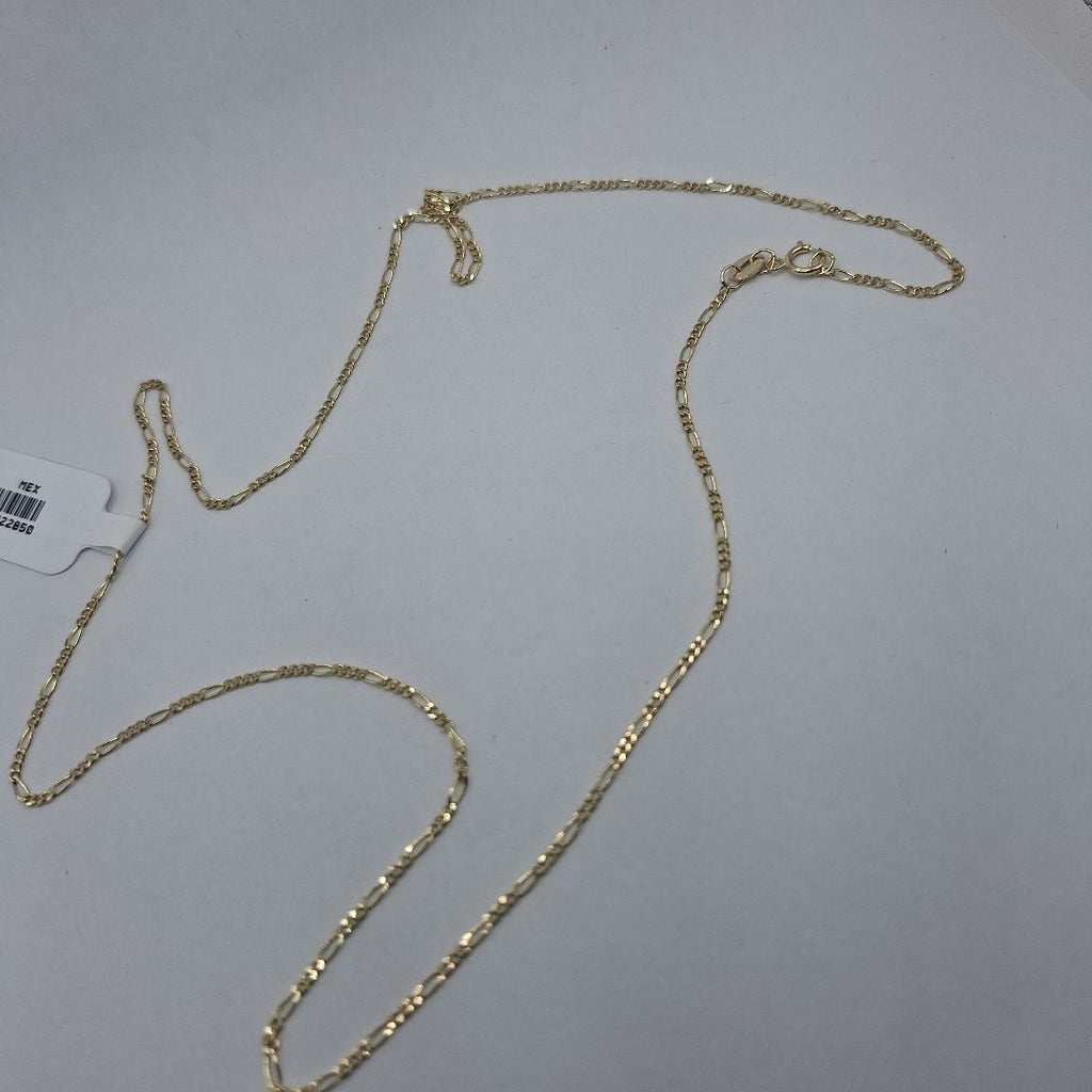 CADENAS TEJIDO 3X1 ORO 14K 55 CM 2.6 GR (NUEVO)