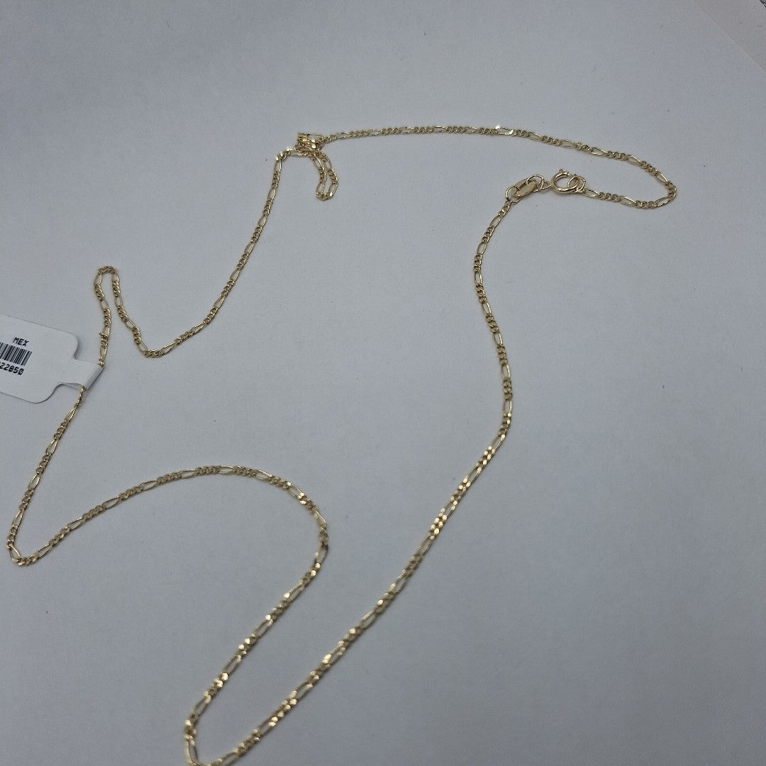 CADENAS TEJIDO 3X1 ORO 14K 55 CM 2.6 GR (NUEVO)