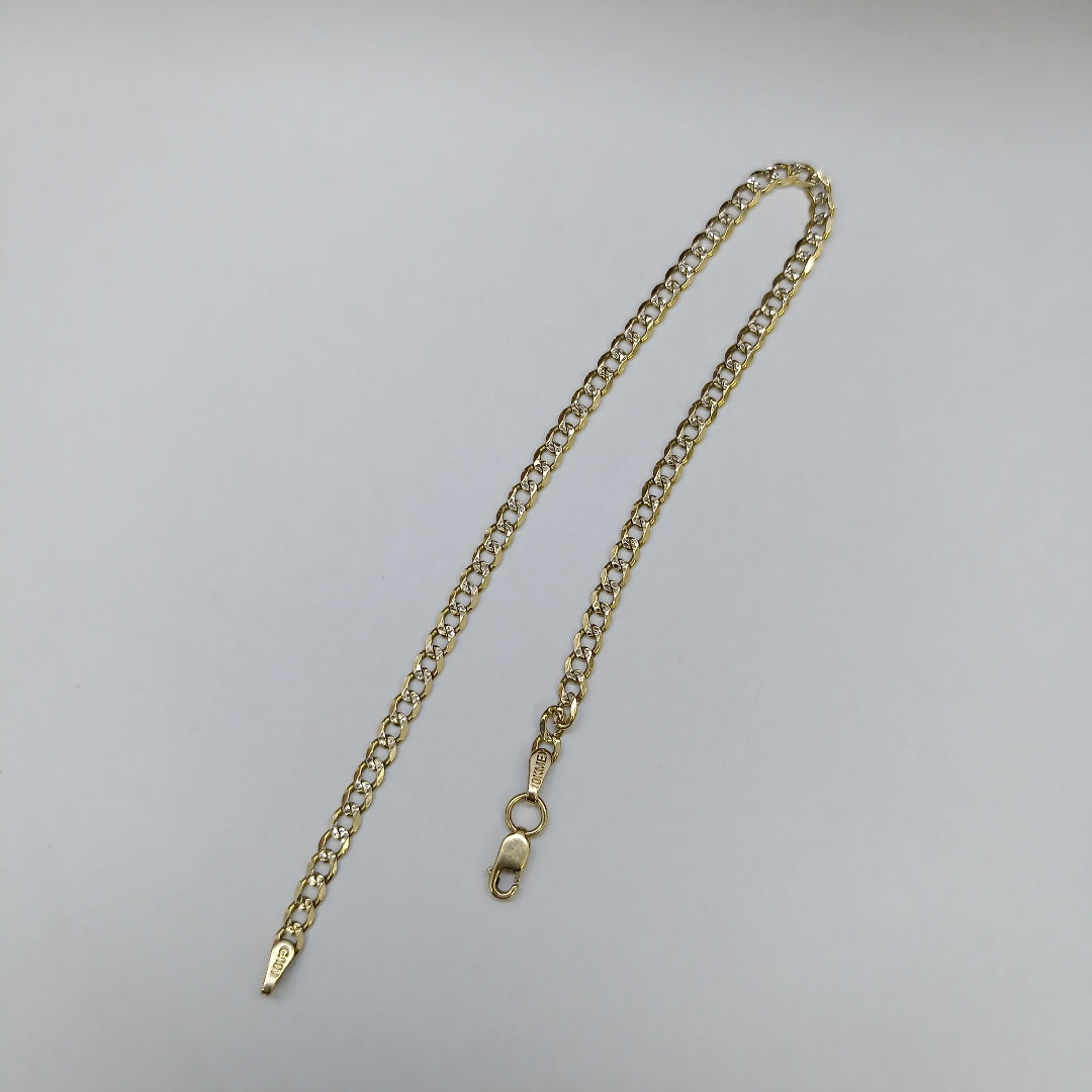 PULSERA ORO,RODIADO 10 K 3,00 GRMS (SEMINUEVO)