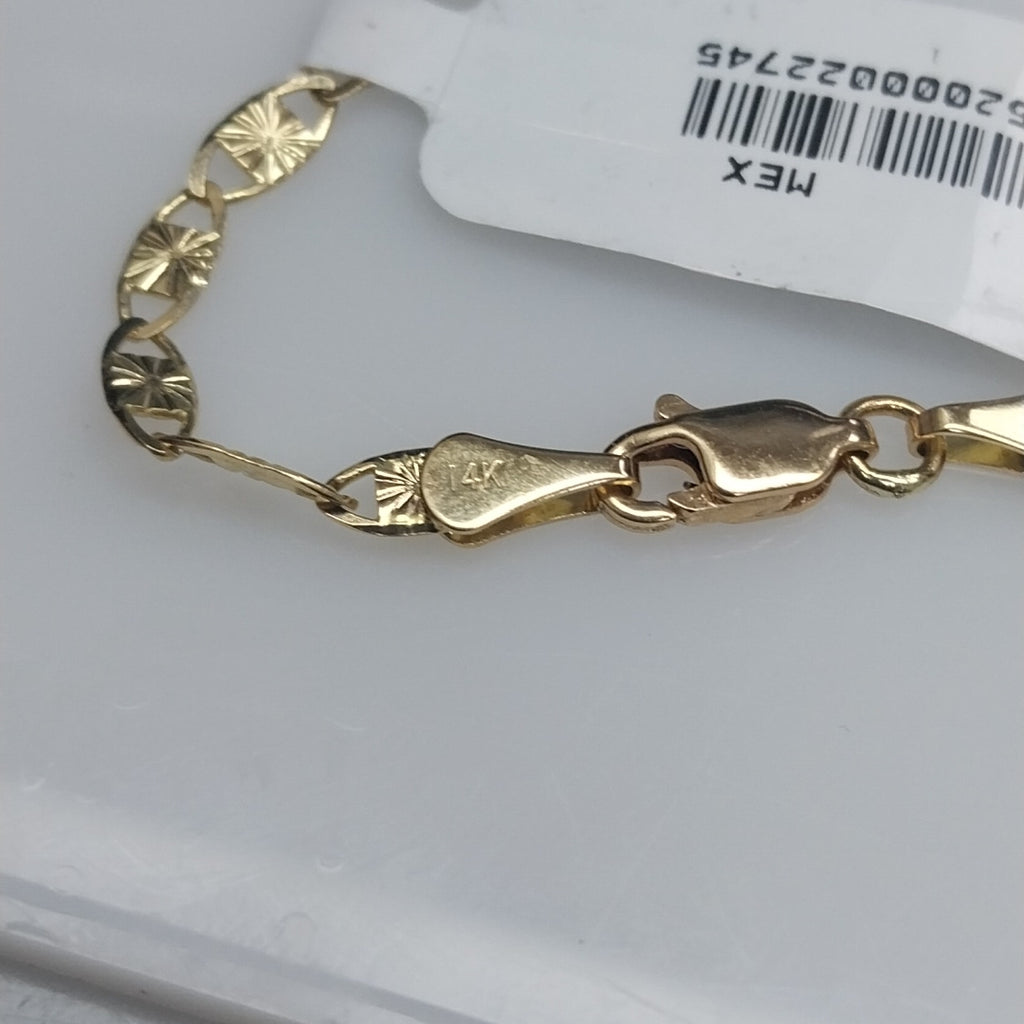 CADENAS TEJIDO GUCHI ORO 14K 55 CM 7.2 GR (NUEVO)