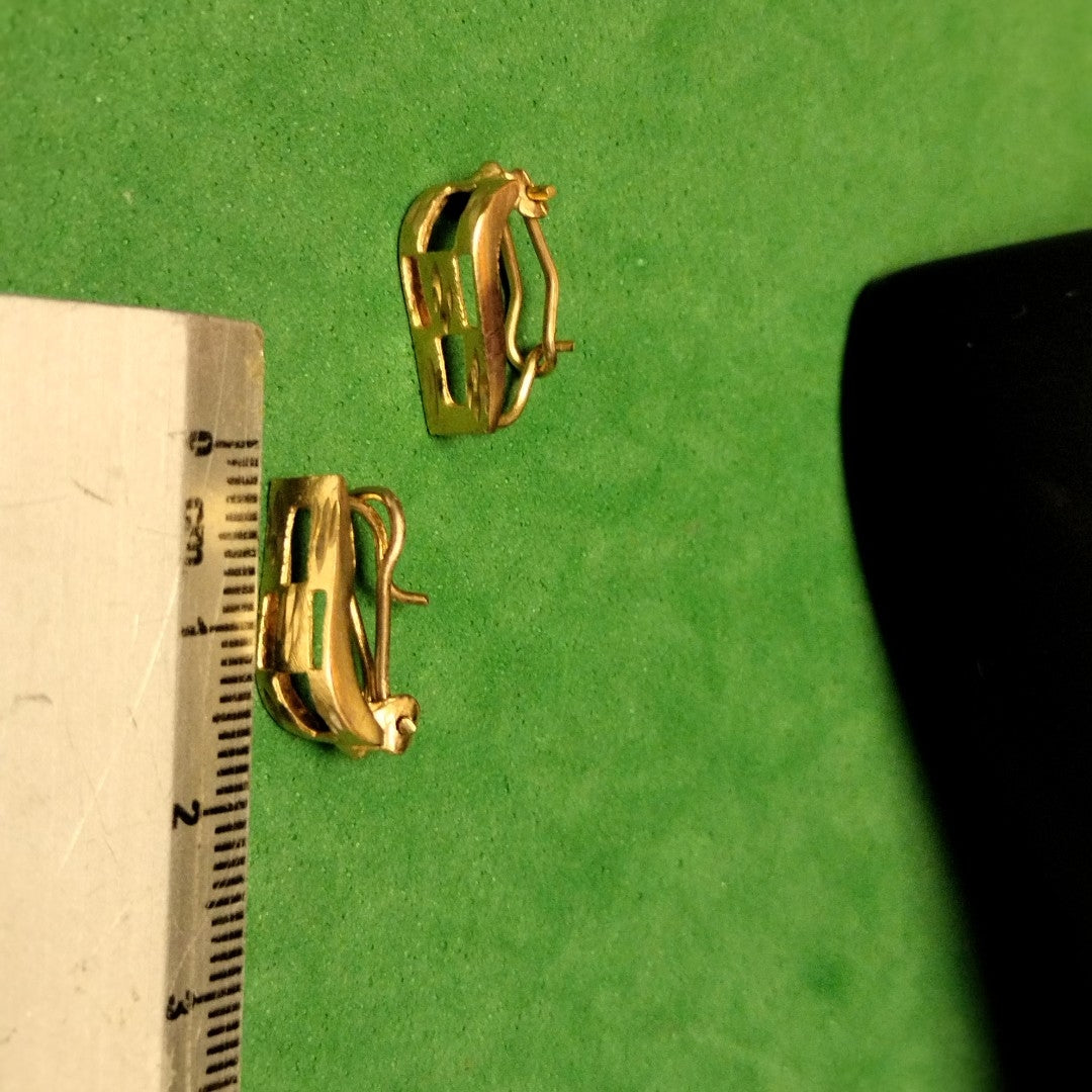 ARETES PAR ORO 10 K 1,90 GRMS (SEMINUEVO)