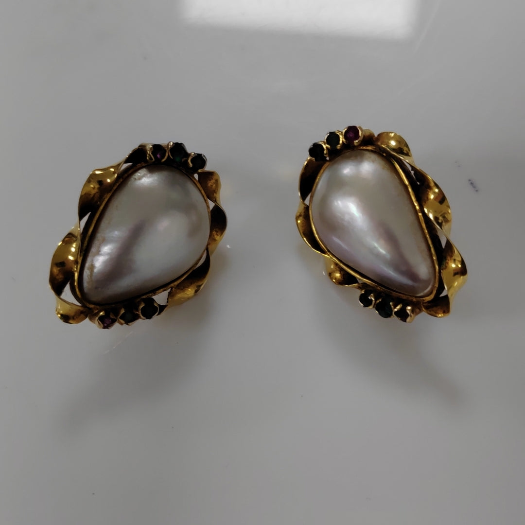 ARETES PAR ORO 14 K 9.9 GRMS (SEMINUEVO)