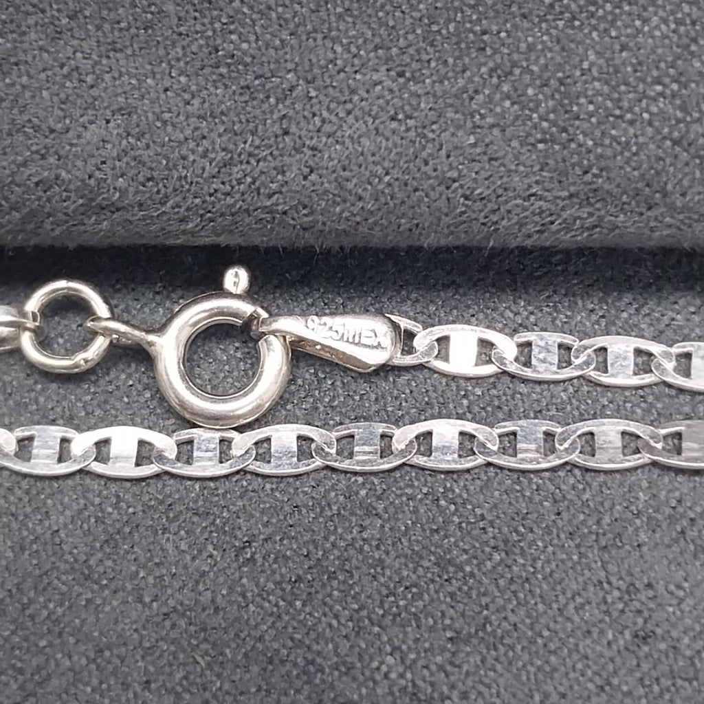 CADENA TEJIDO ESPEJO PLATA .925 60 CM 4.2 GR (NUEVO)