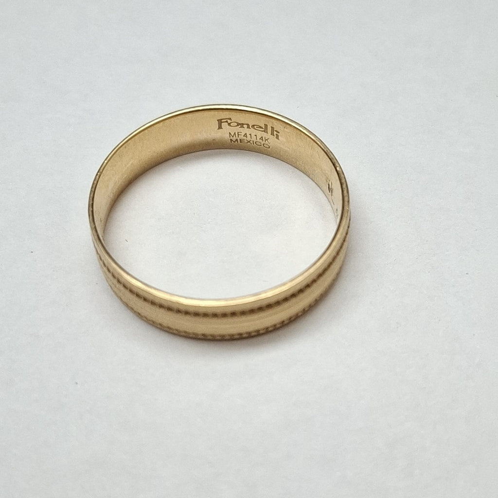 ARGOLLA ORO 14 K 4.4 GRMS (SEMINUEVO)