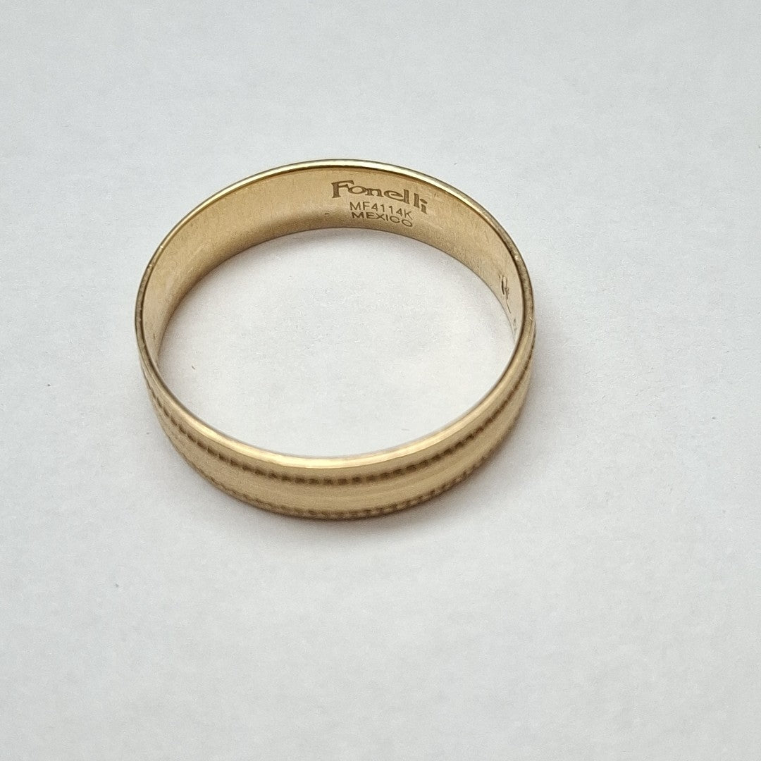ARGOLLA ORO 14 K 4.4 GRMS (SEMINUEVO)