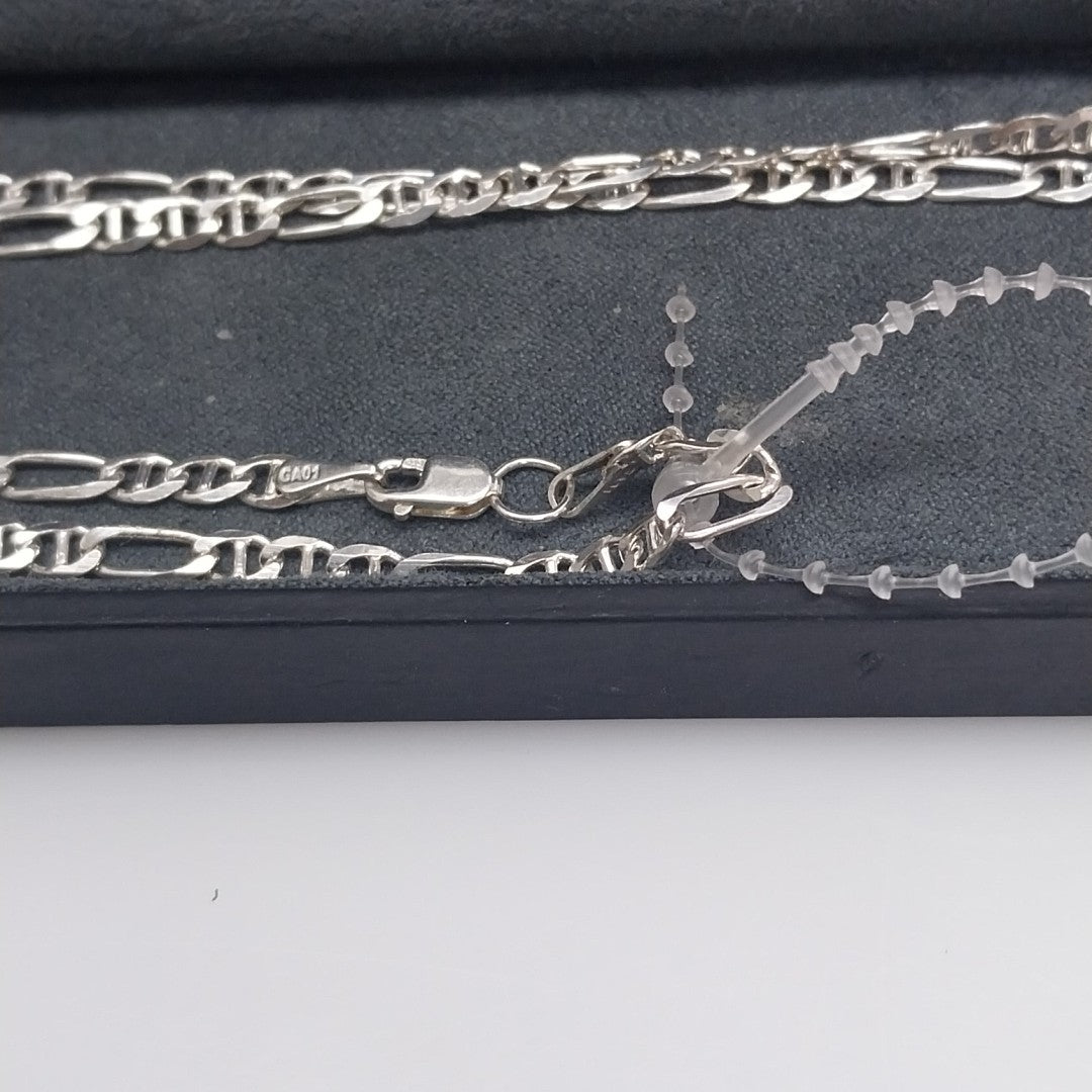CADENA TEJIDO 3X1 PLATA .925 60 CM 8.2 GR (NUEVO)