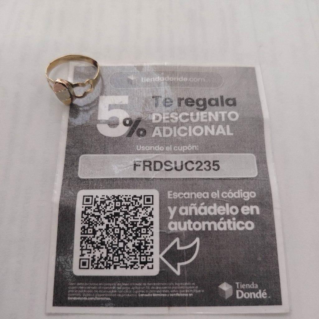 ANILLITO ORO 10 K 1,30 GRMS (SEMINUEVO)
