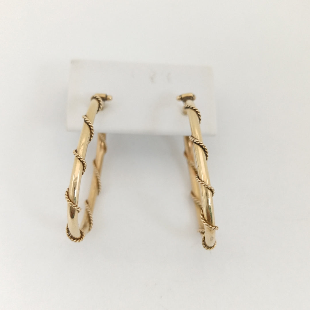 ARRACADAS PAR ORO 14 K 3.2 GRMS (SEMINUEVO)
