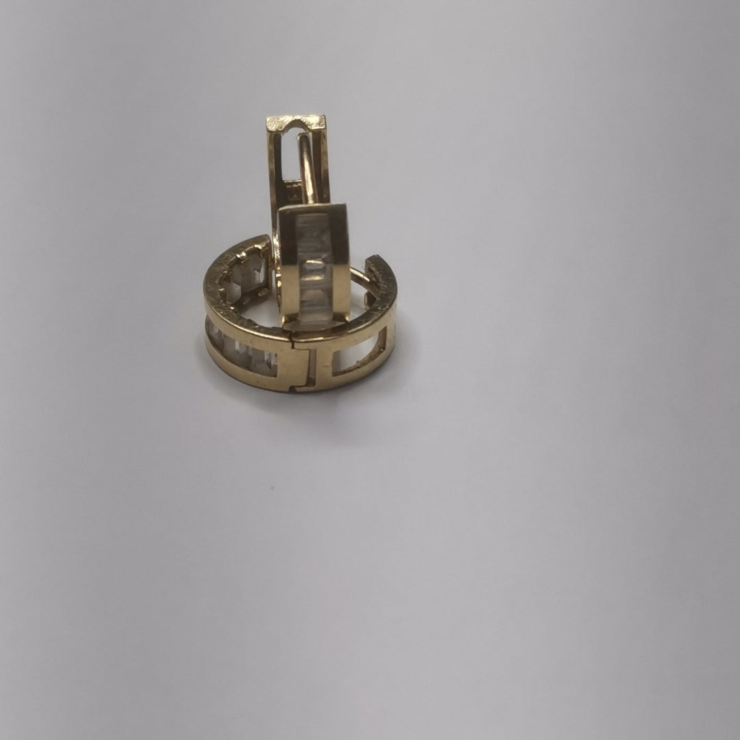ARETES PAR ORO 14 K 2.8 GRMS (SEMINUEVO)