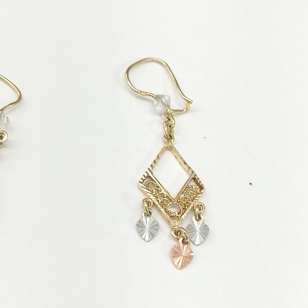 ARETES PAR ORO 14 K 2,70 GRMS (SEMINUEVO)
