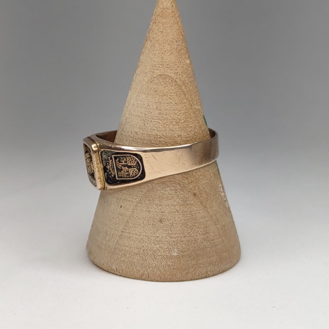ANILLO DE GRADUACIÓN ORO 8 K 2,50 GRMS (SEMINUEVO)