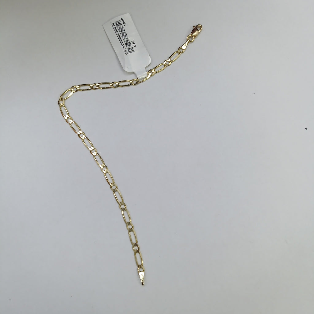PULSERAS 1X1 ORO 14K 18 CM 2.6 GR (NUEVO)