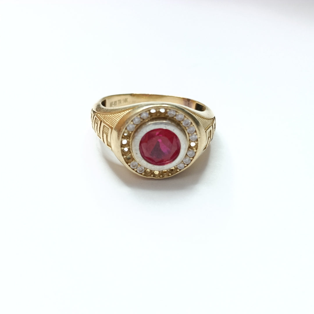 ANILLO ORO 14 K 6.5 GRMS (SEMINUEVO)