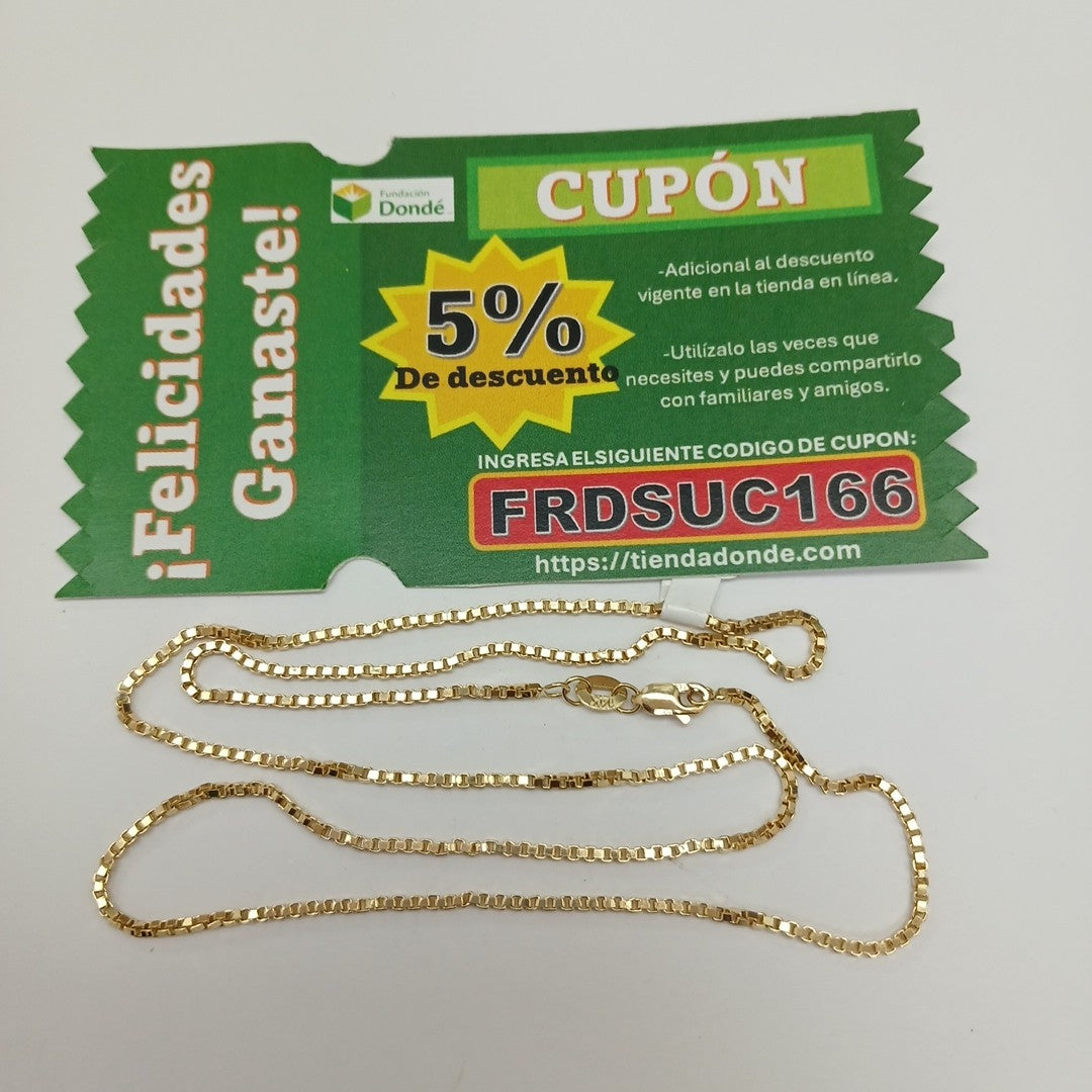 CADENA VENECIANA 6.8G 50 CM (NUEVO)