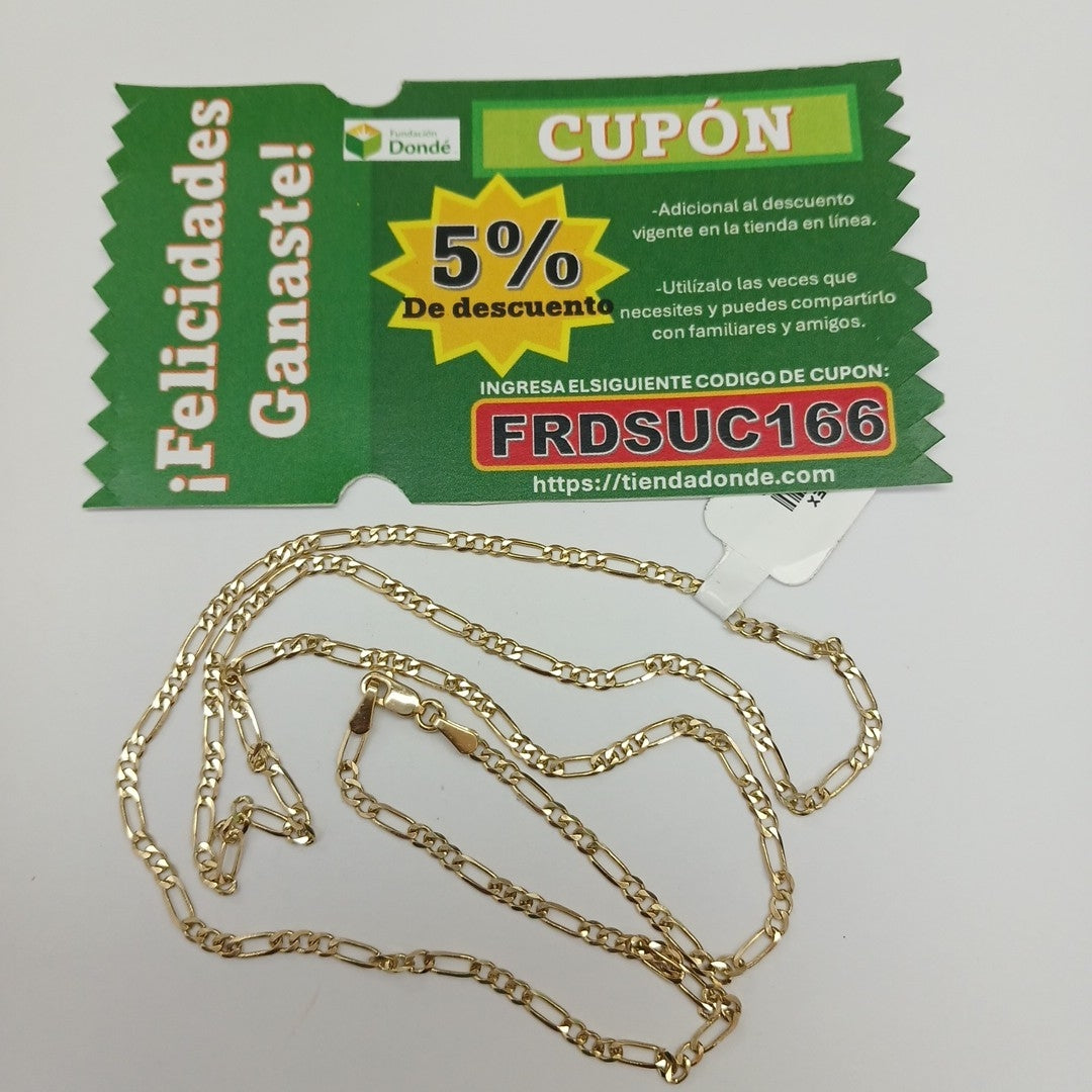 CADENA 3X1 5.6G 60 CM (NUEVO)