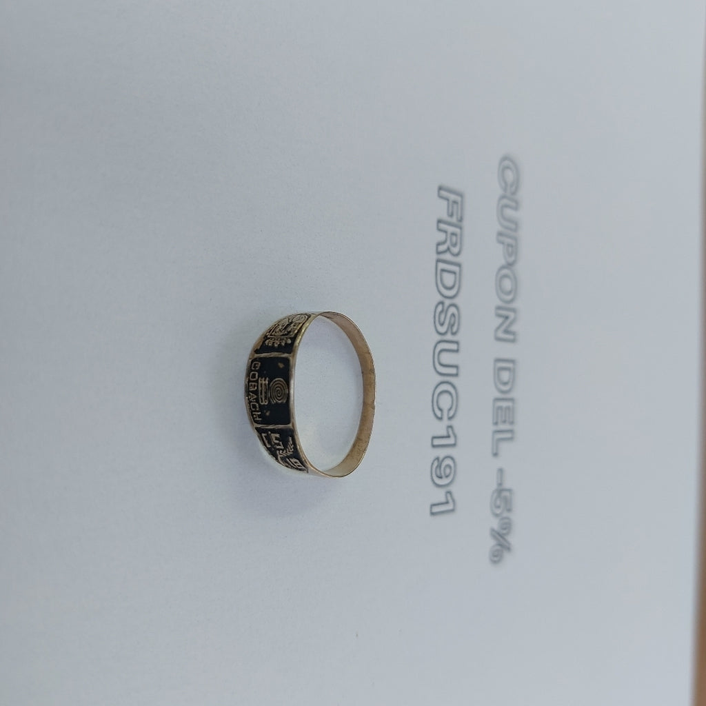ANILLO DE GRADUACIÓN ORO 8 K 1,10 GRMS (SEMINUEVO)