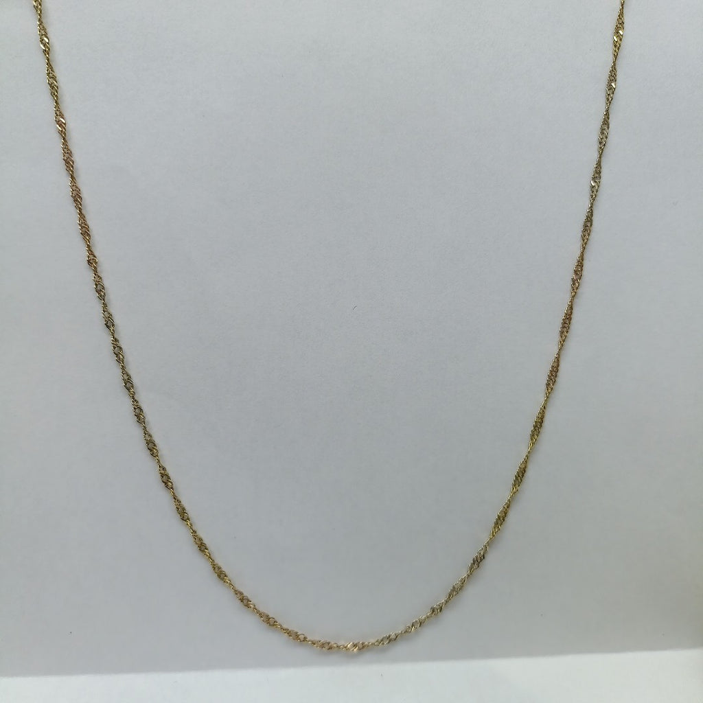CADENA ORO COMBINADO 14 K 2.9 GRMS (SEMINUEVO)