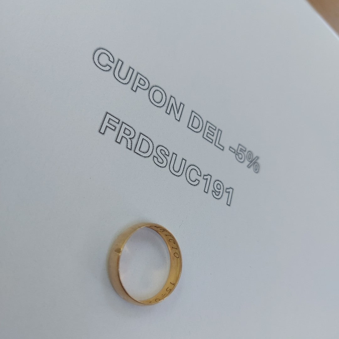 ARGOLLA ORO 8 K 1.4 GRMS (SEMINUEVO)