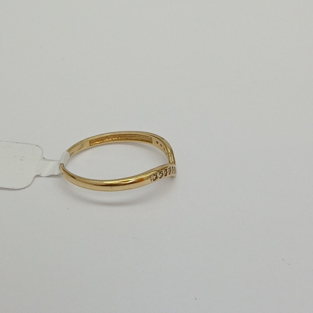 ANILLOS C/CIRCONIA ORO 10K TALLA 9 1.2 GR (NUEVO)