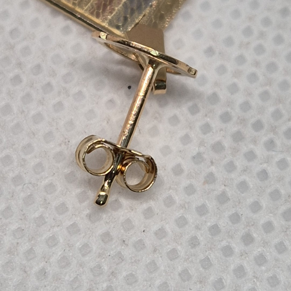 ARETES PAR ORO 14 K 1.2 GRMS (SEMINUEVO)