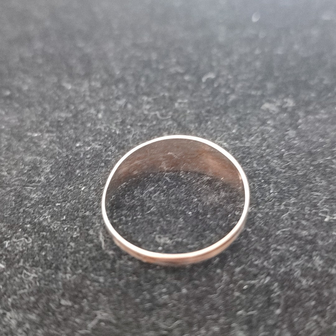 ANILLO DE GRADUACIÓN ORO 8 K 1 GRMS (SEMINUEVO)