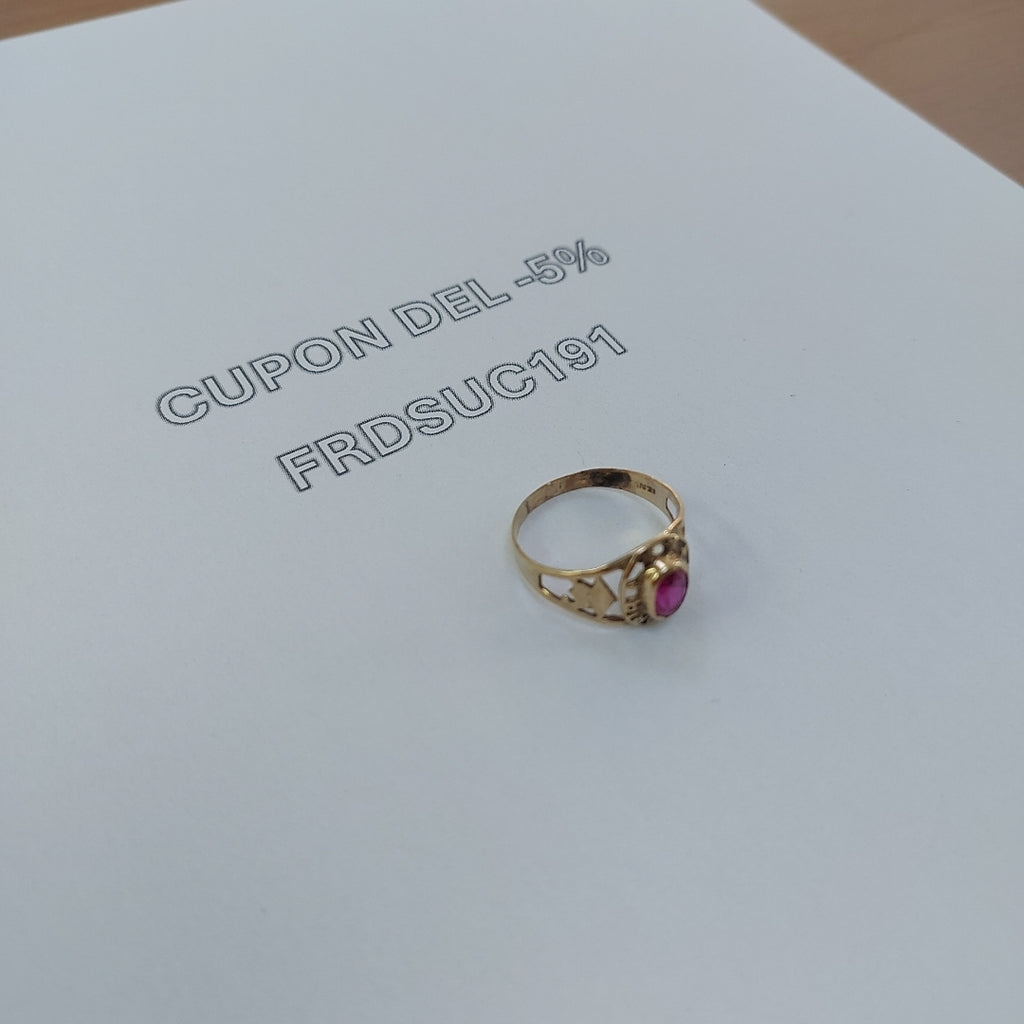ANILLO ORO 10 K 2.1 GRMS (SEMINUEVO)