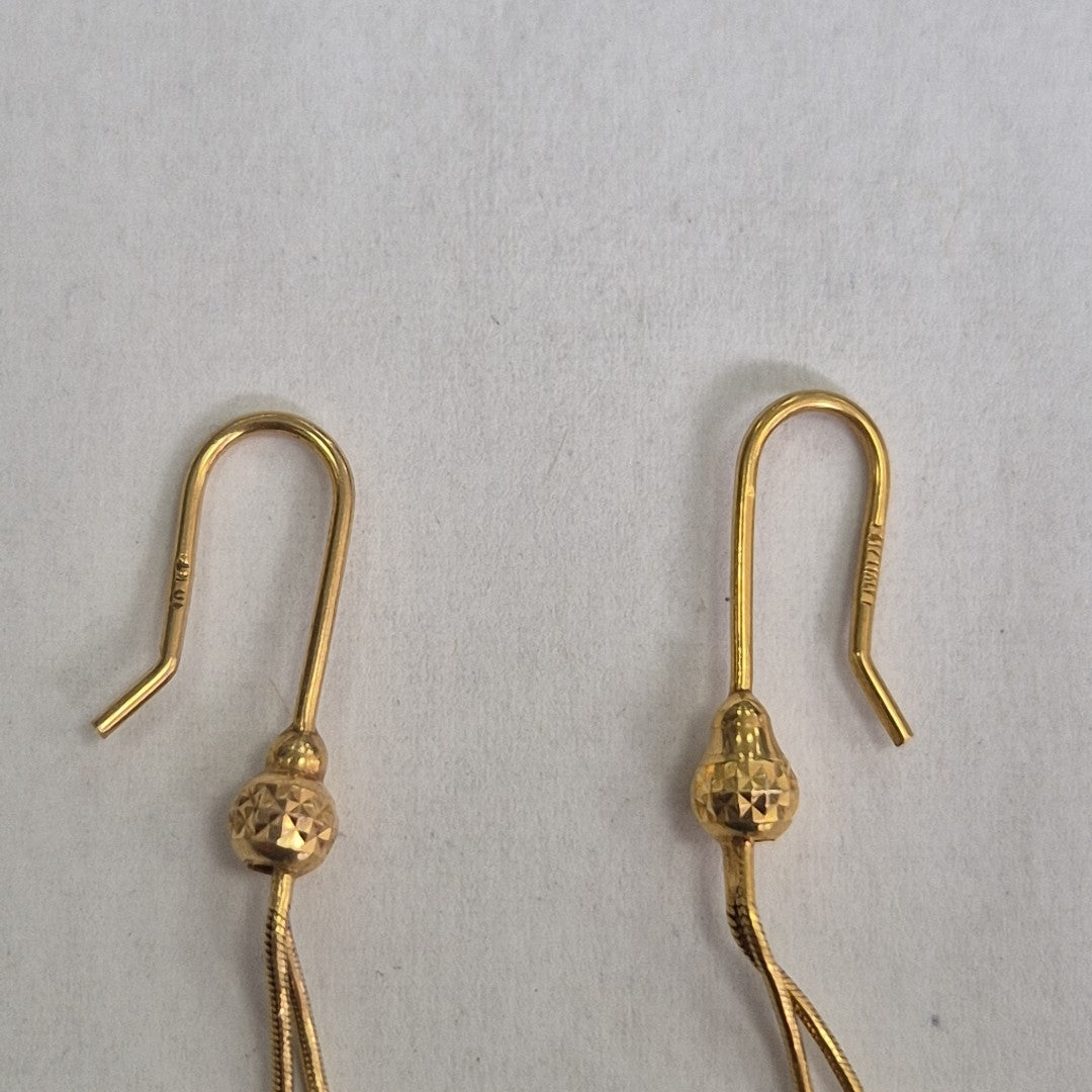 ARETES PAR ORO 10 K 1.8 GRMS (SEMINUEVO)
