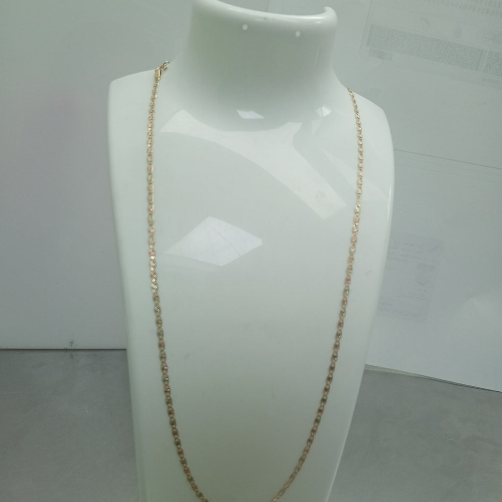 CADENAS TEJIDO GUCHI ORO 10K 60 CM 3.2 GR (NUEVO)