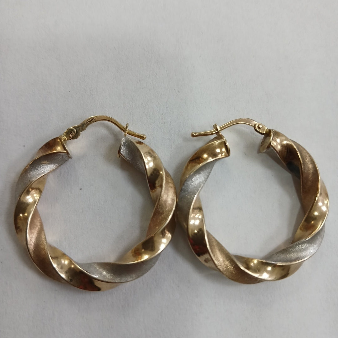 ARRACADAS PAR ORO 10 K 3.6 GRMS (SEMINUEVO)